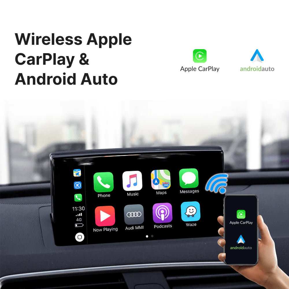 Apple Carplay & Android Auto Interface | Audi A4L 2012-2018